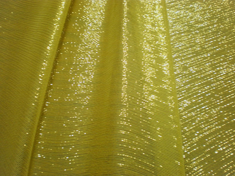 5. Gold Silk Metallic Crinkle Lame
